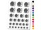 Sleepy Snail Temporary Tattoo Water Resistant Fake Body Art Set Collection